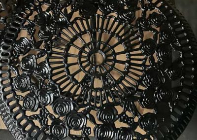 A&E POWDER COATING | Industrial Black Powder Coating Sample